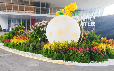艺术赋能城市空间！丽芳园林中秋国庆美陈营造双节打卡新热点