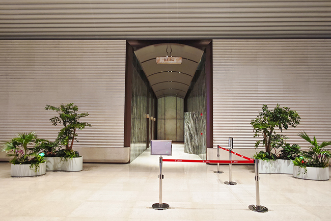 粤胜广场大堂植物美陈——绿色共融激活商业空间