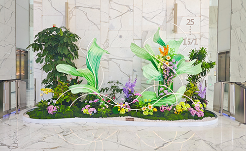 写字楼大堂植物造景